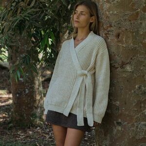 Indigo Luna Wrap 100% Cotton Cardigan